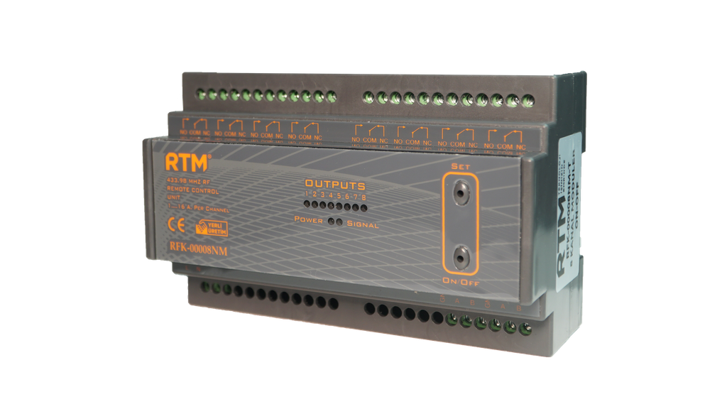 RFK-00056N   56 KANAL RF UZAKTAN KUMANDA RÖLE ÜNİTESİ V2